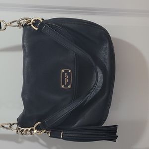 Michael Kors Crossbody black leather purse